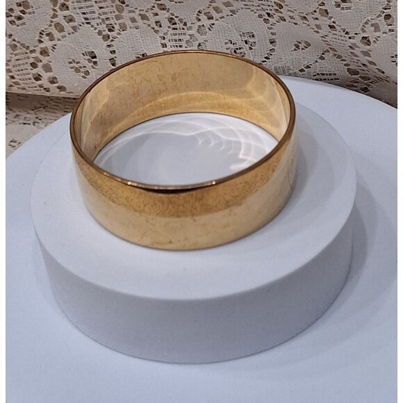 J.Crew Gold-Toned Wide Bangle Bracelet - Picture 1 of 5